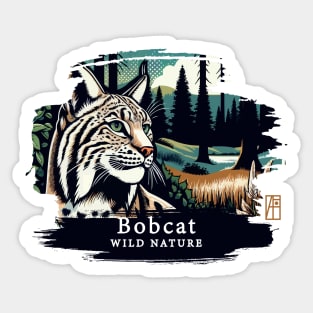 Bobcat - WILD NATURE - BOBCAT -2 Sticker